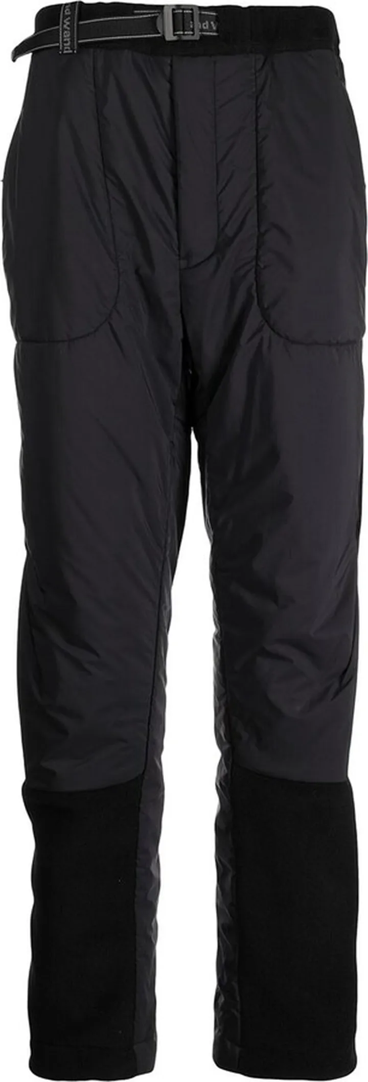 Panelled Buckled Straight-Leg Trousers