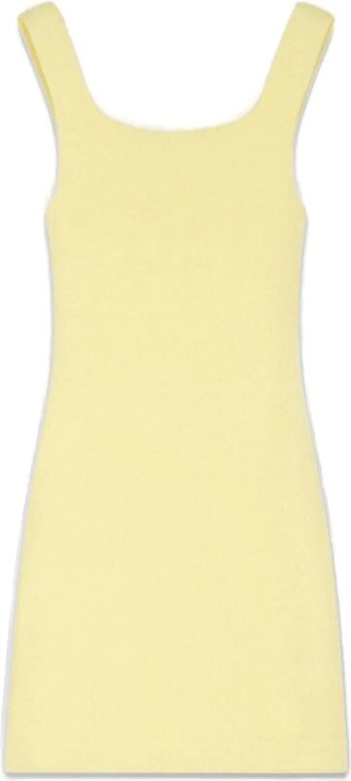 Patou Scoop Neck Knitted Mini Dress