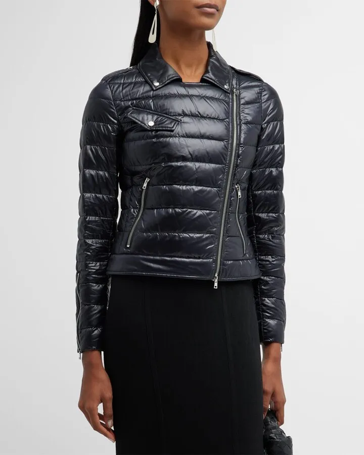 Ultralight Nylon Down Motorcycle Jacket