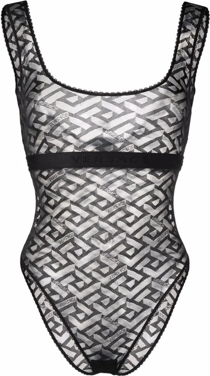 La Greca Tulle Bodysuit