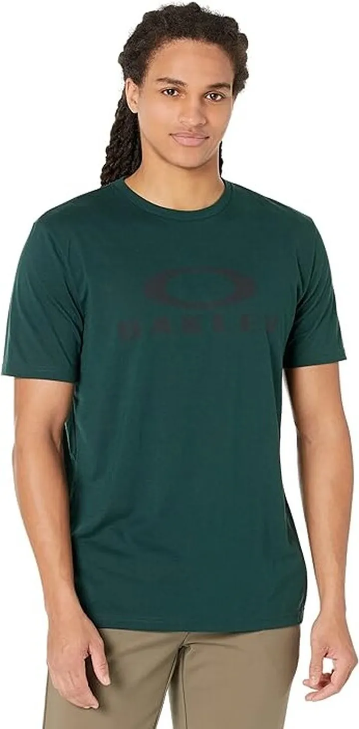 Oakley O Bark Short Sleeve Tee (Hunter Green (Helmet)) Men's Clothing