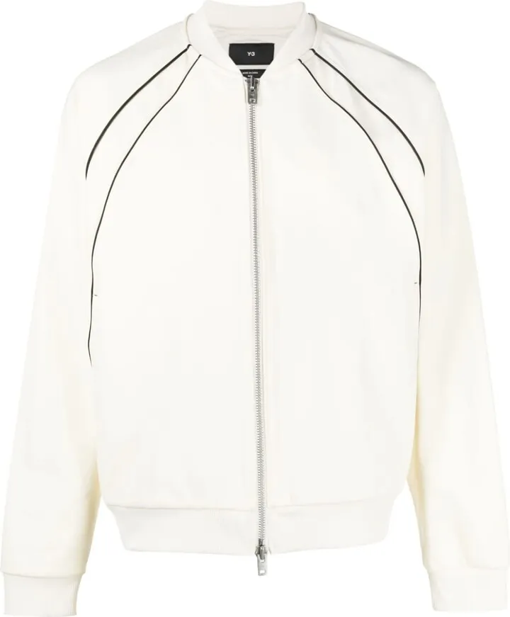Stripe-Detailing Bomber Jacket