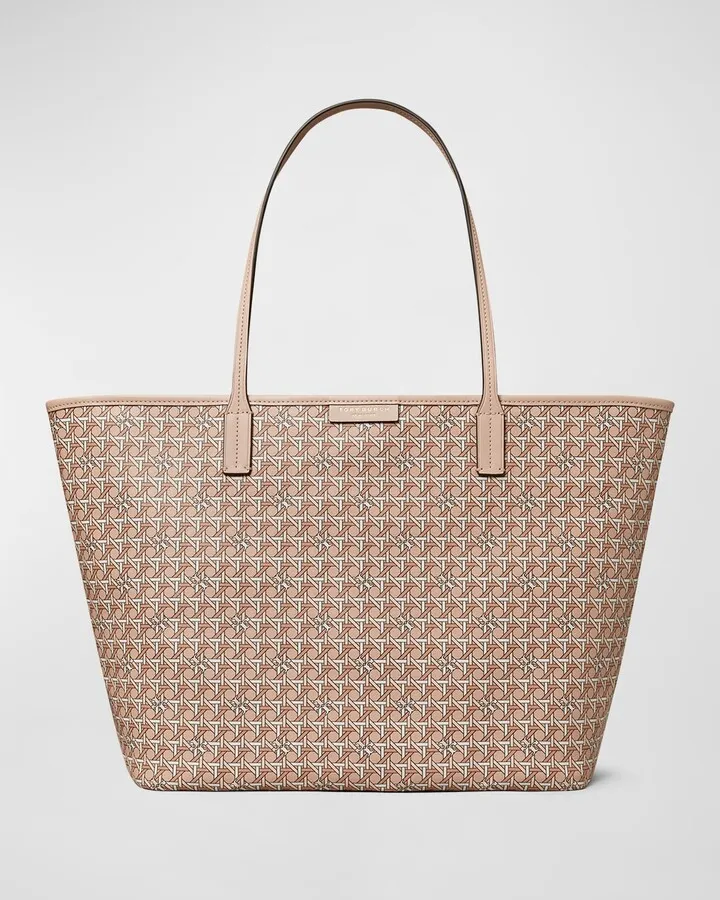 Every-Ready Woven Monogram Tote Bag