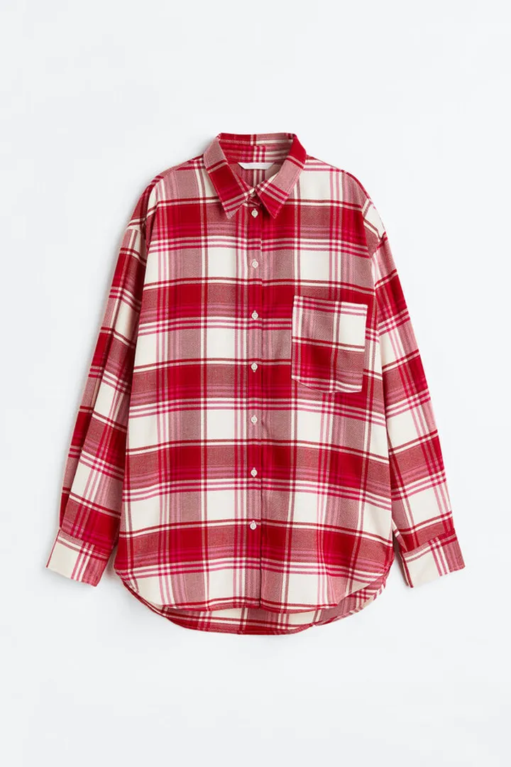 Oversized Flannel Shirt