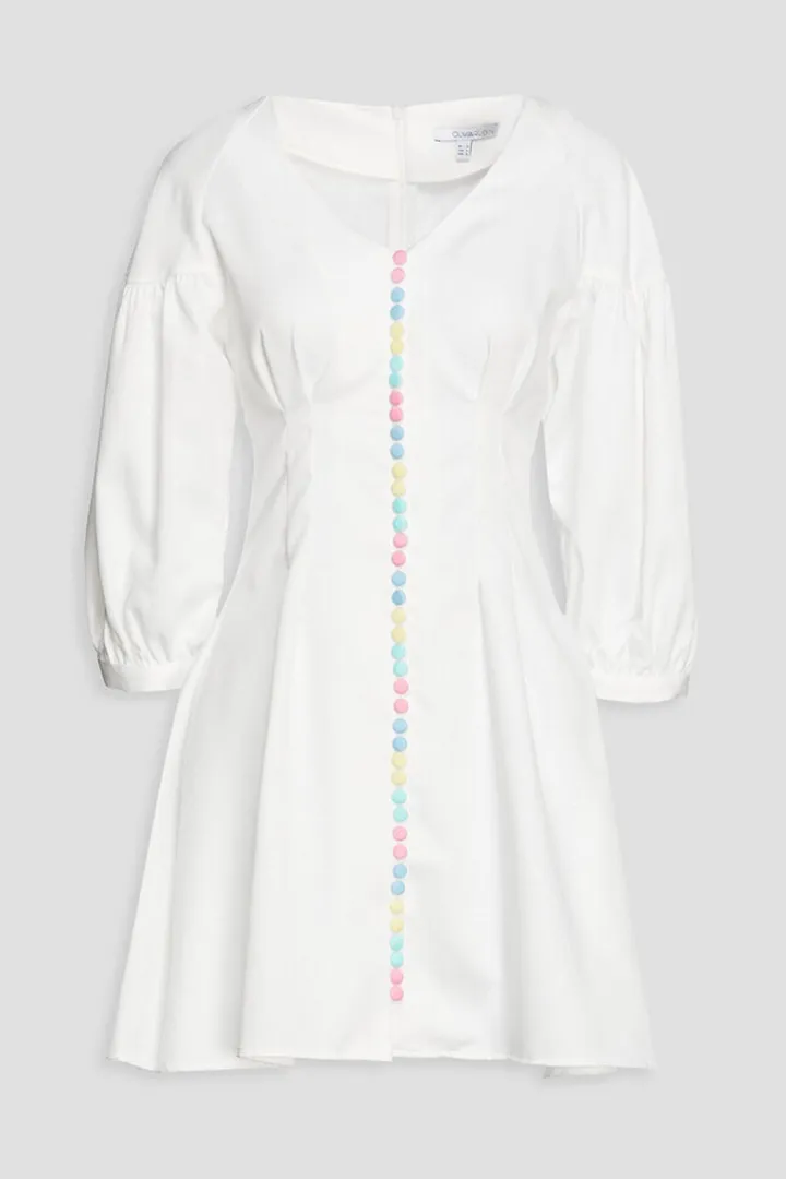 Polly twill mini dress