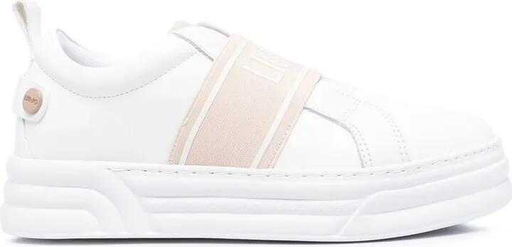 Slip-On Logo-Strap Trainers