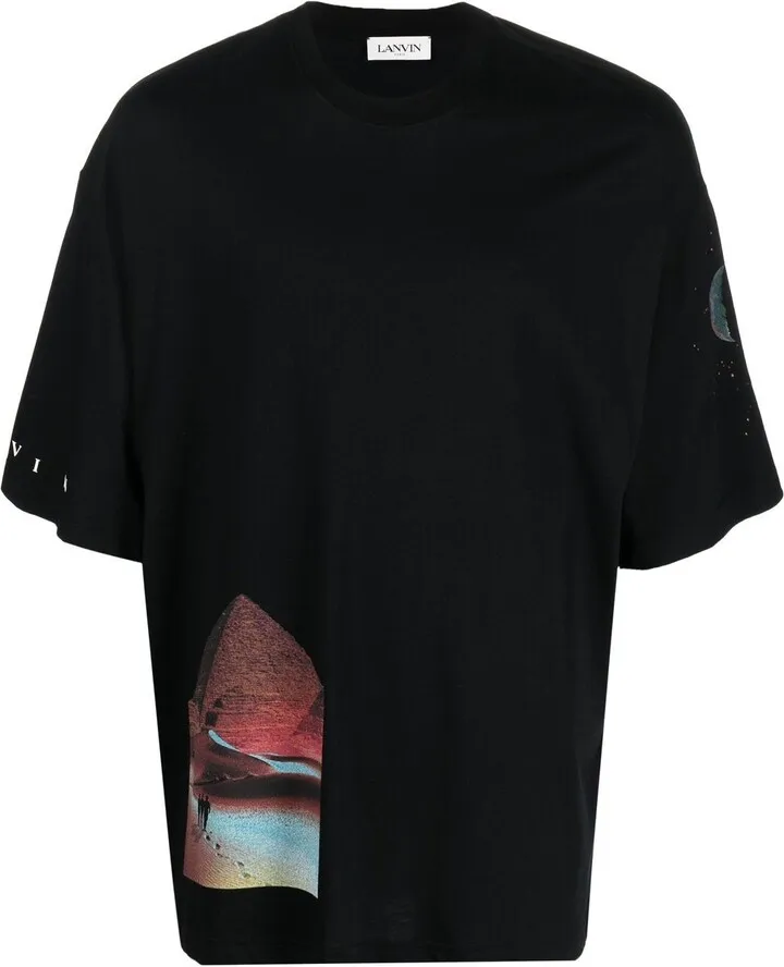 graphic-print short-sleeve T-shirt