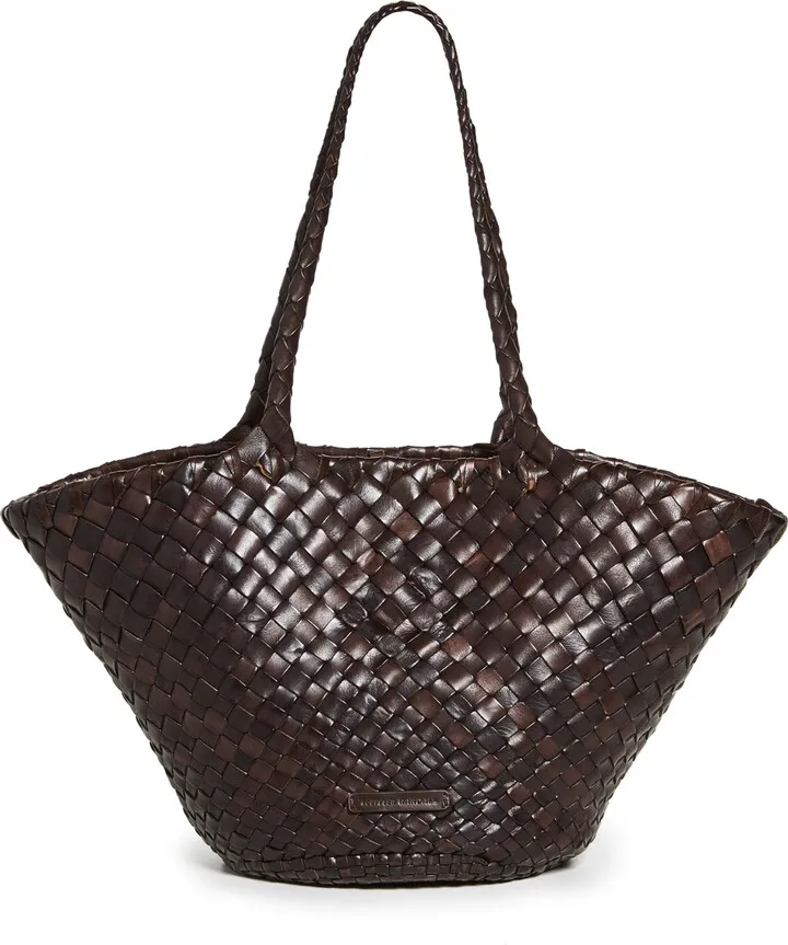 Loeffler Randall Kai Graduated Woven Leather Tote