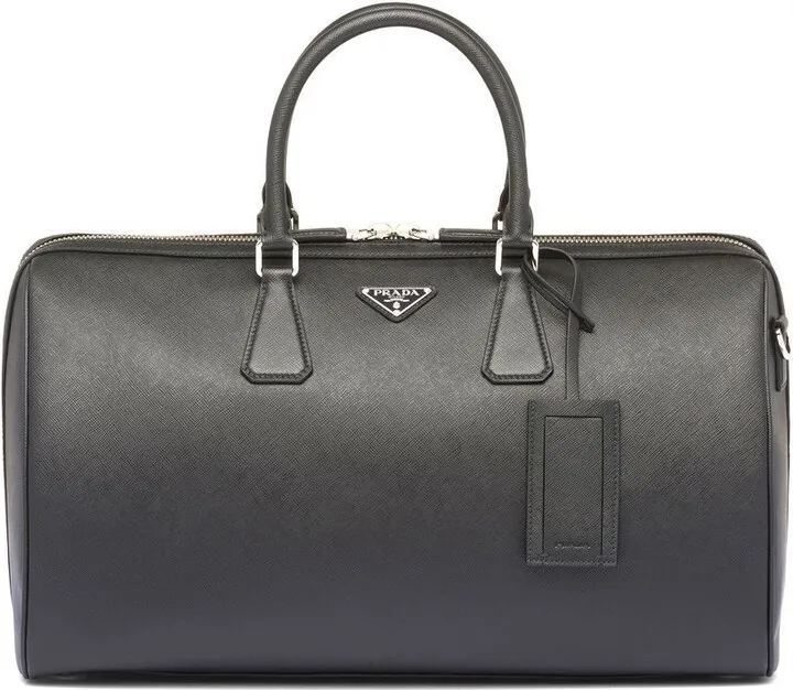 Saffiano leather holdall