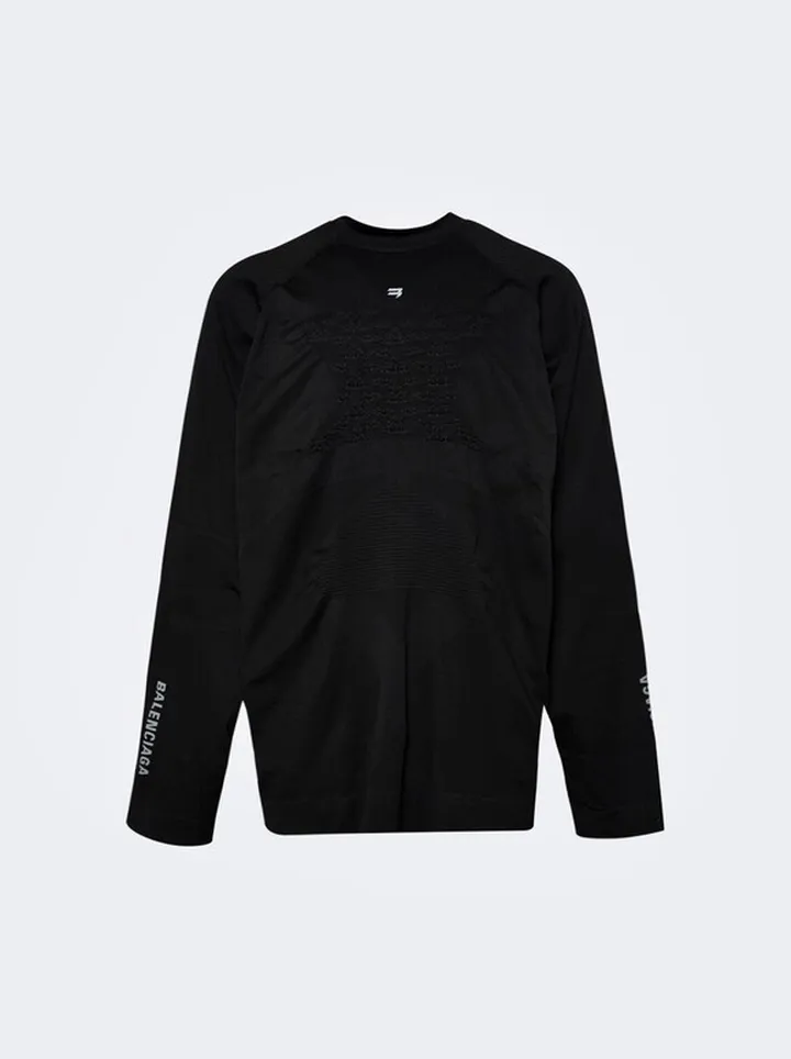 Oversized Athletic Energy Accumulator Tee Black