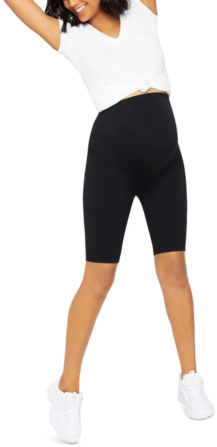 Motherhood Maternity Seamless Maternity Bike Shorts