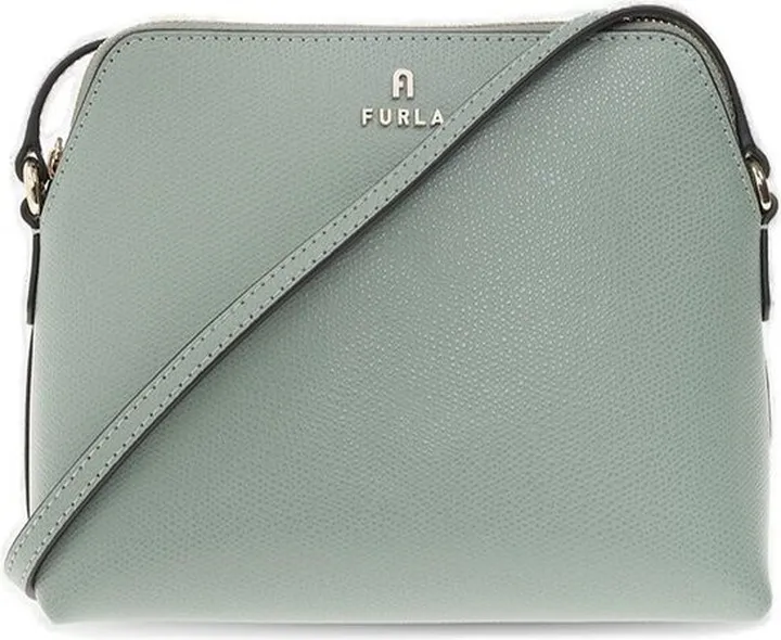 Furla Logo-Plaque Zipped Crossbody Bag
