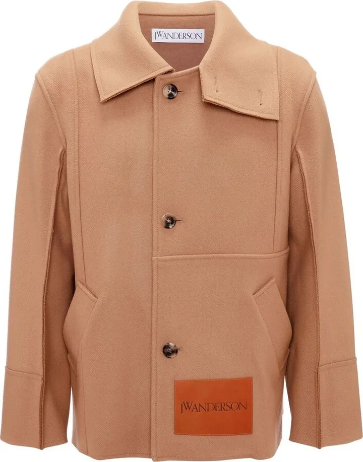 Single-Breasted Wool Coat