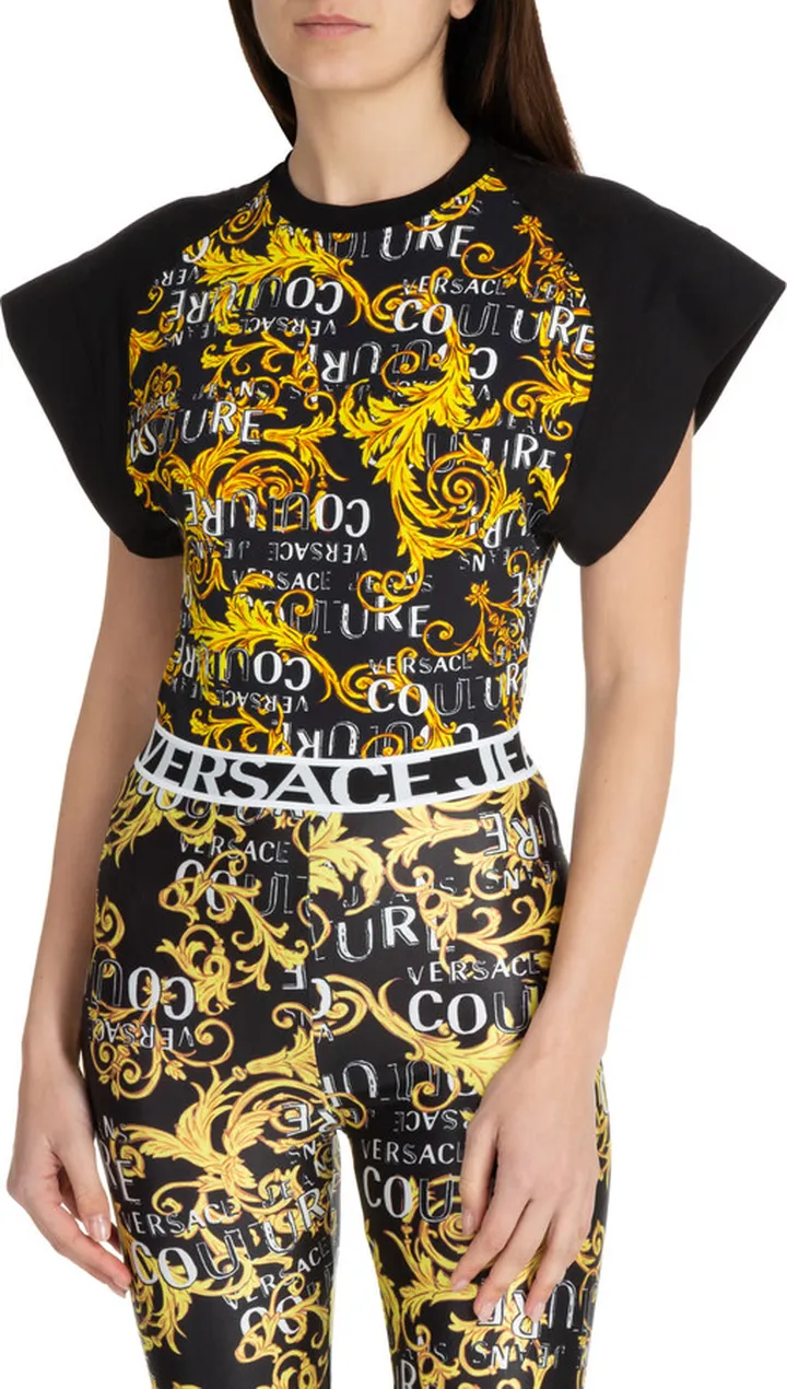 Logo Couture Cotton Bodysuit