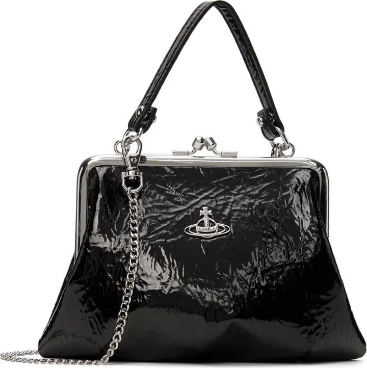 Vivienne Westwood Black Granny Frame Bag