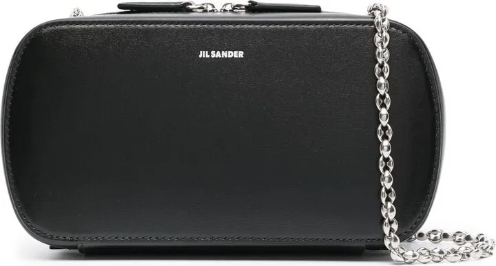 Black Small Leather Cross Body Bag