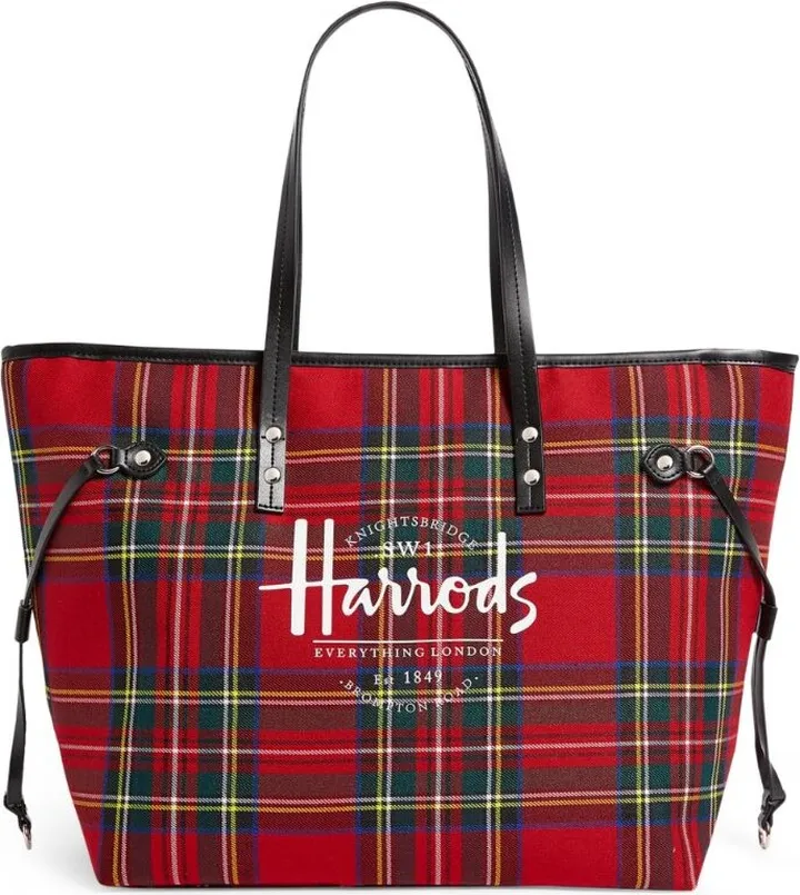 Harrods Southbank Royal Stewart Tote Bag