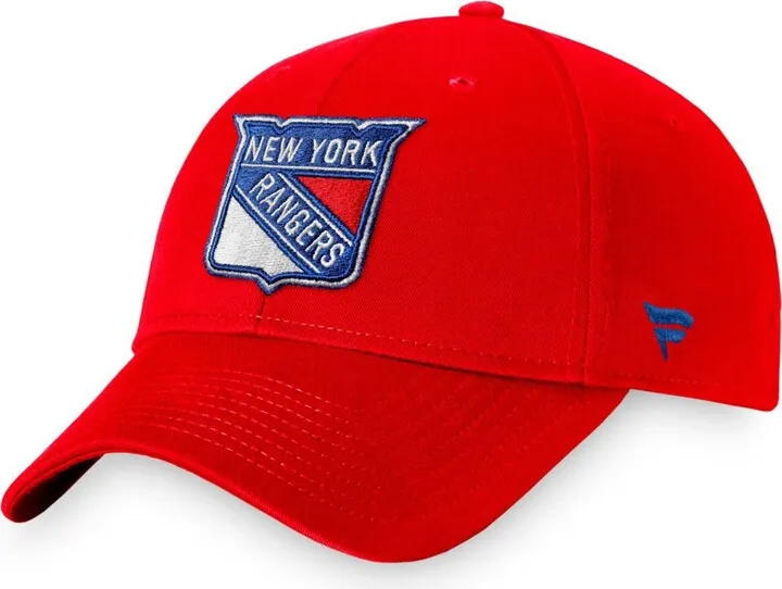 Men's Red New York Rangers Core Adjustable Hat