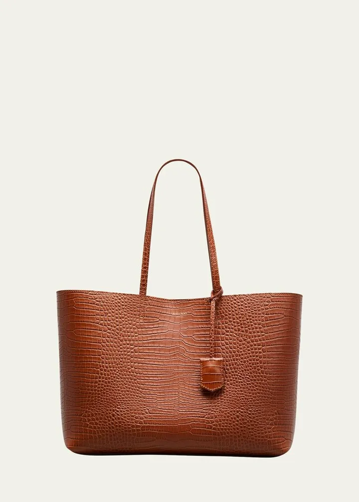 Nine2Five East-West Croc-Embossed Tote Bag