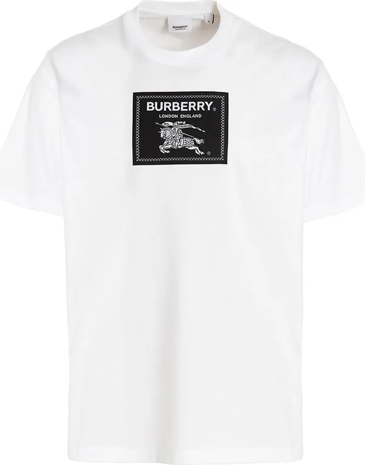 Burberry Logo Detailed Crewneck T-Shirt