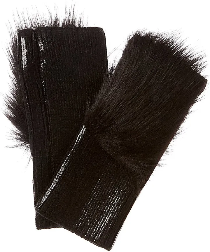 Adrienne Landau Metallic Gloves