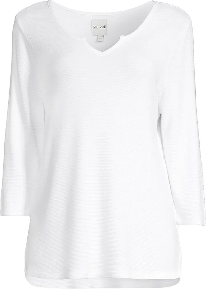 Striped Long-Sleeve Top