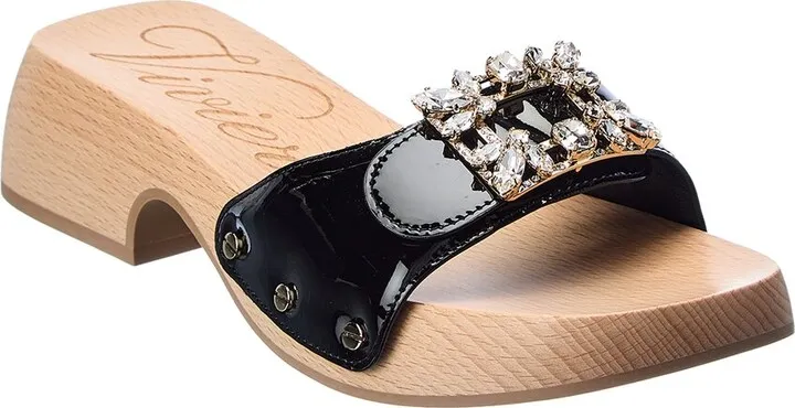 Roger Vivier Viv Leather Clog