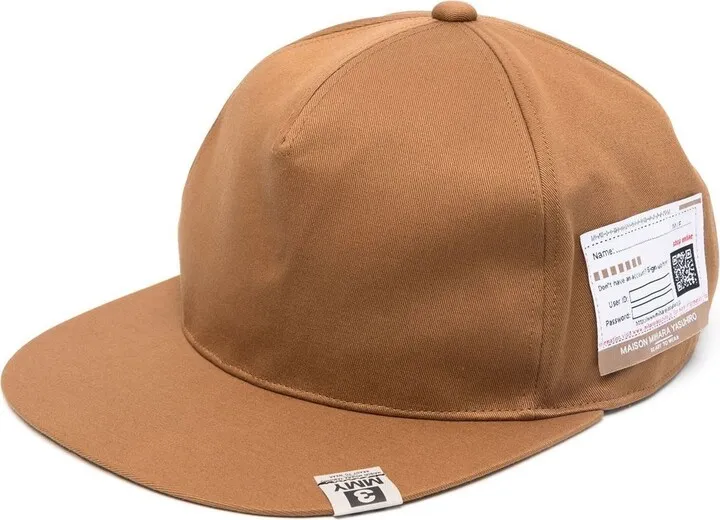 Logo-Patch Flat-Brim Cap