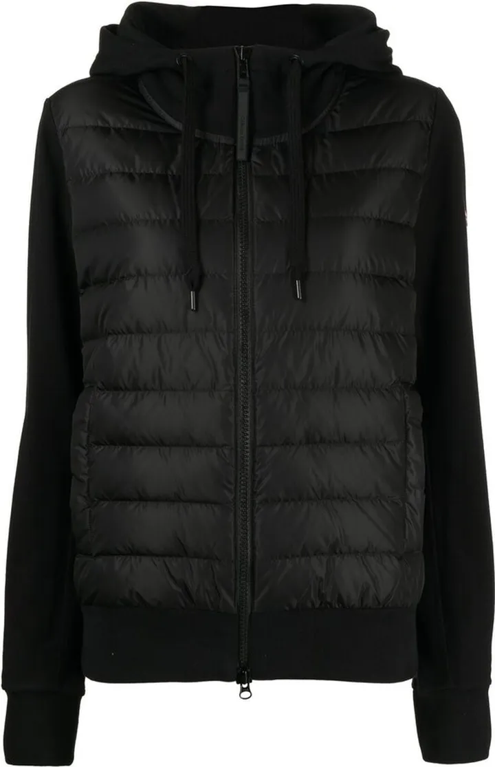 Quilted Logo-Patch Jacket
