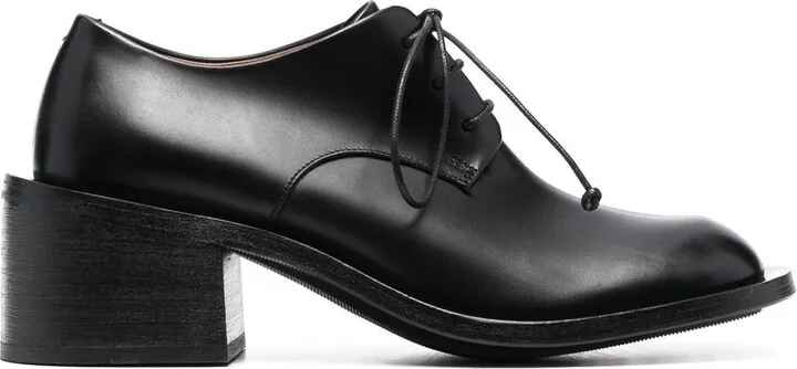 60mm Block-Heel Lace-Up Brogues