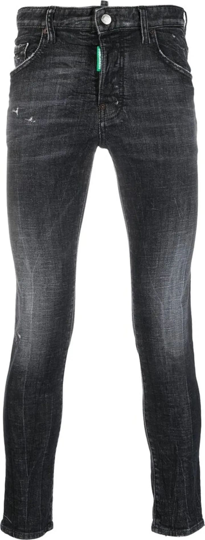 Black Cotton Denim Jeans