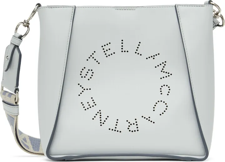 Stella McCartney Blue Logo Shoulder Bag