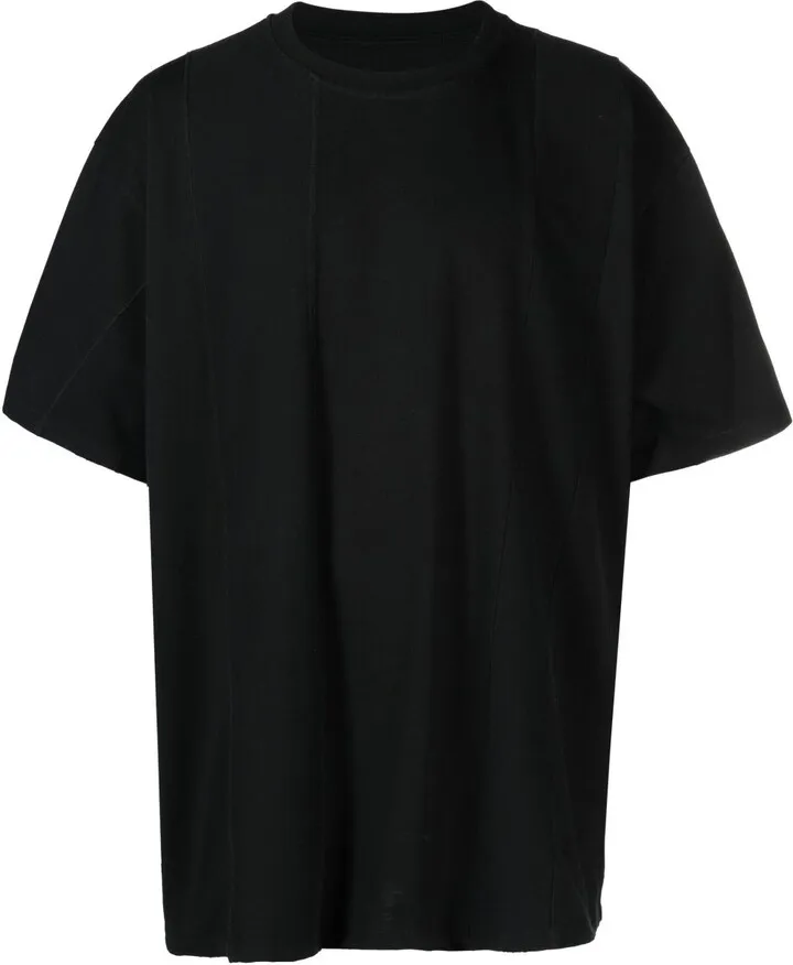 Black Cotton Crew Neck T-Shirt