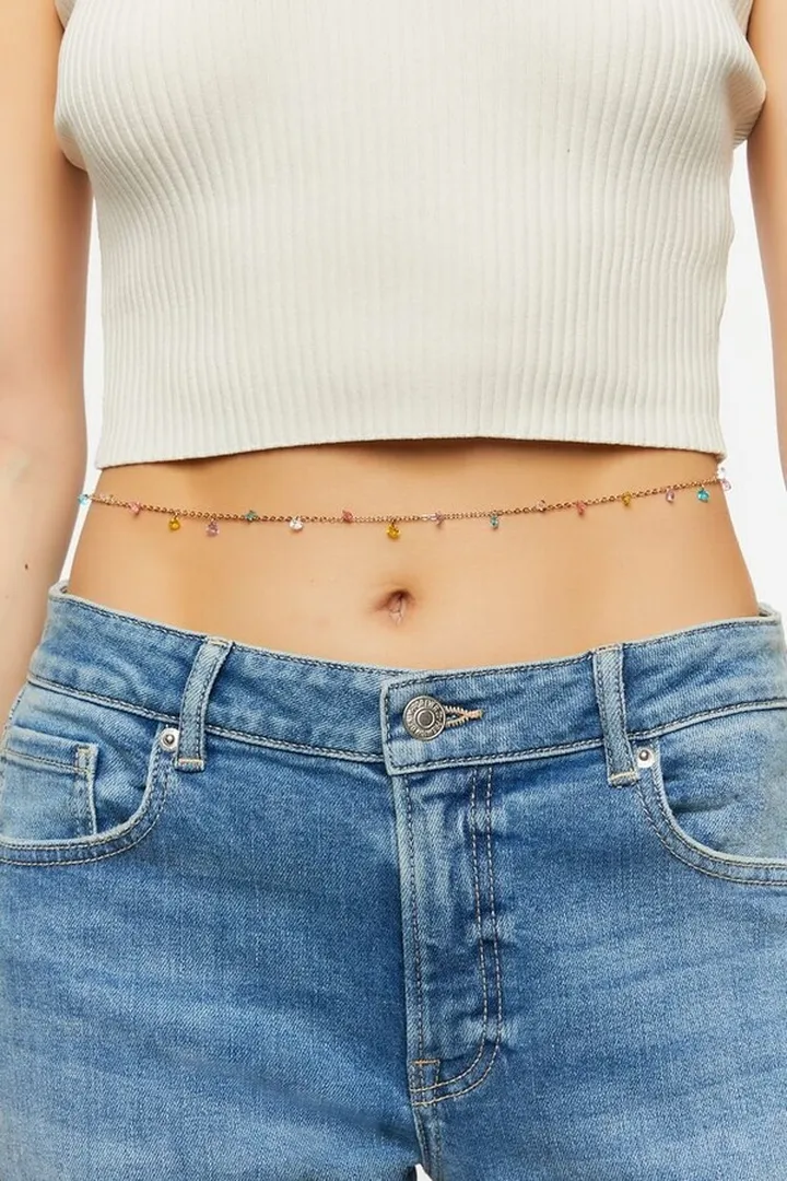 Heart Charm Belly Chain