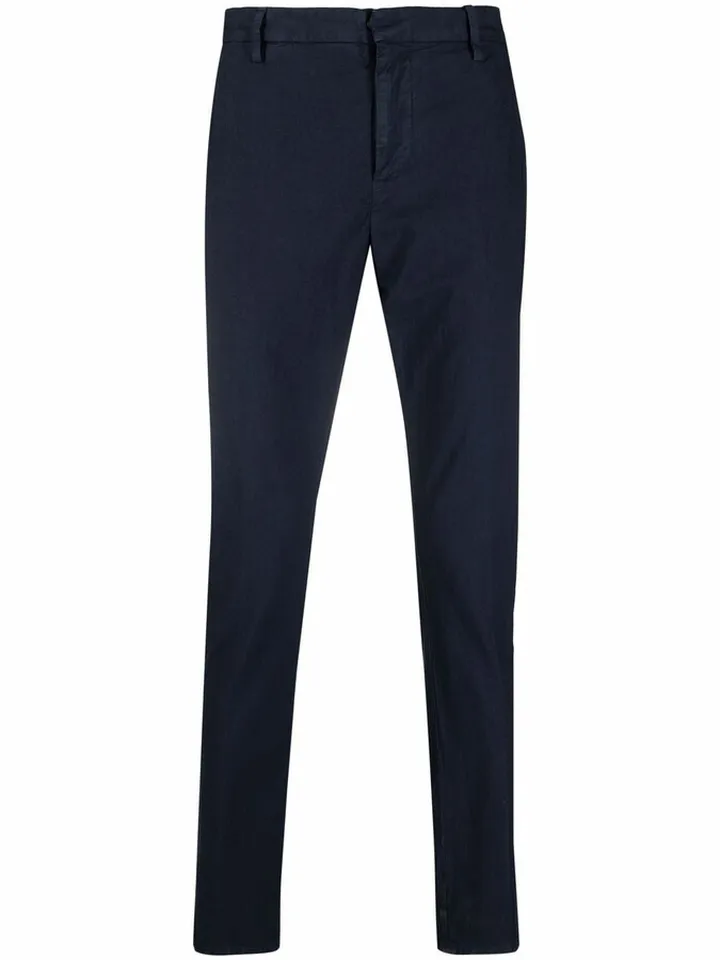 Mid-Rise Straight Chinos