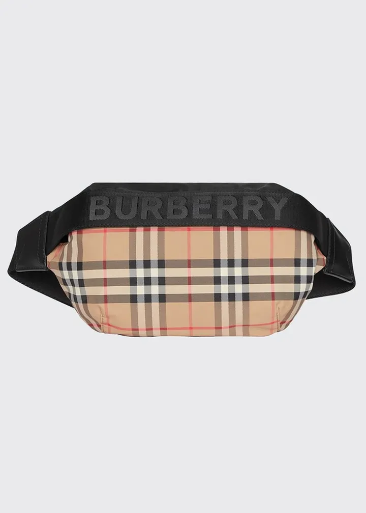 Sonny Medium Vintage Check Belt Bag