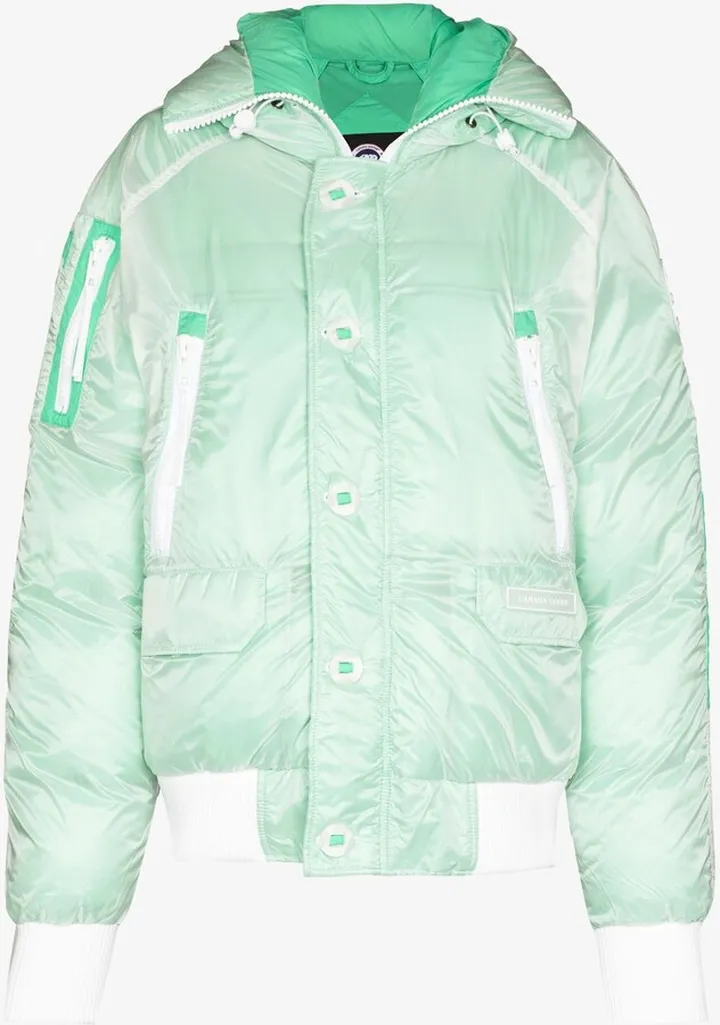 Green X-Ray Chilliwack Padded Bomber Jacket