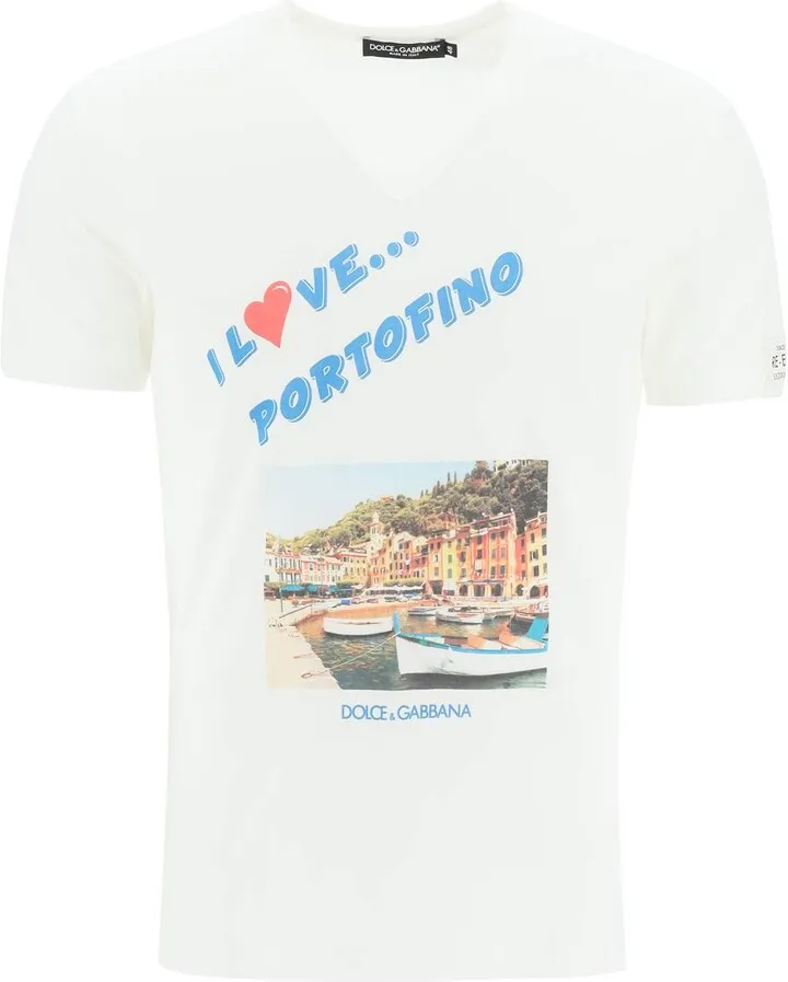 Portofino Print Re-edition T-shirt