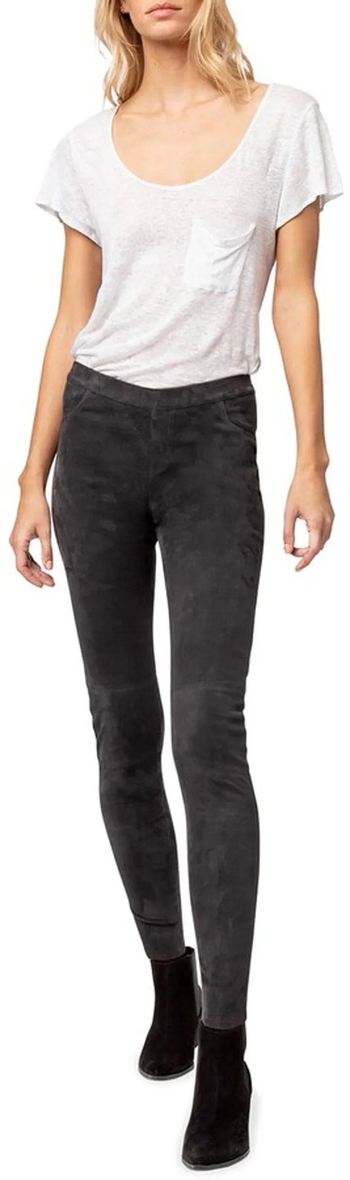 Kenny Stretch Suede Leggings