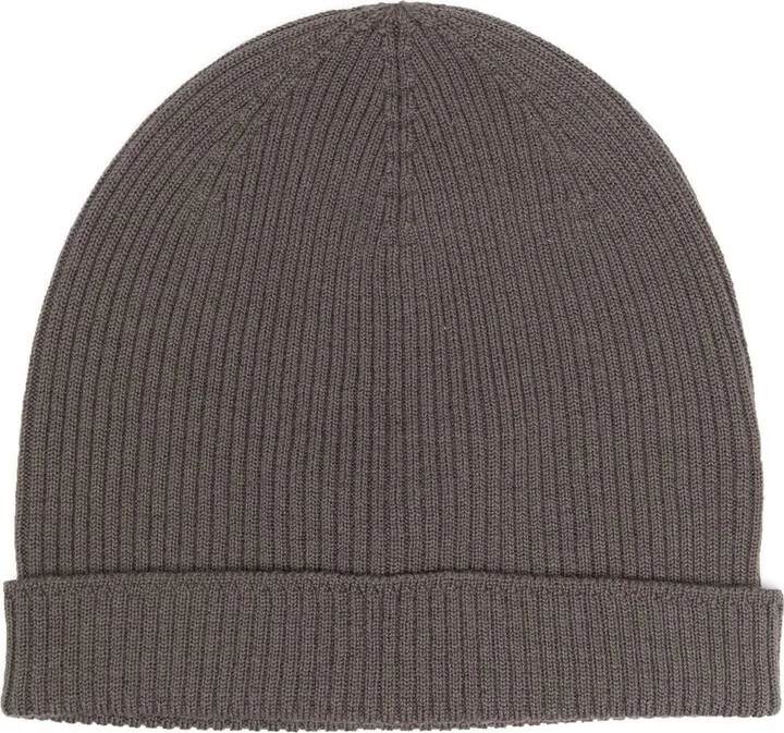 Ribbed Cashmere Beanie