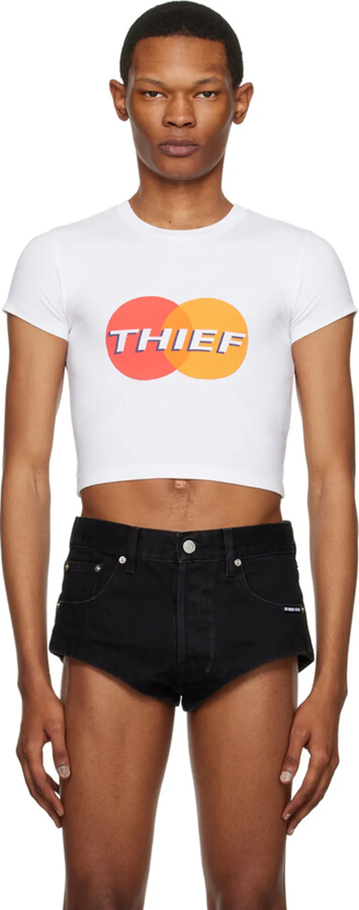 Mowalola White 'Thief' T-Shirt
