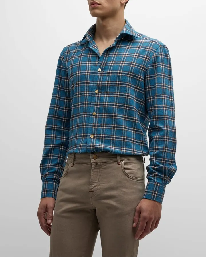 Men's Plaid Sport Shirt