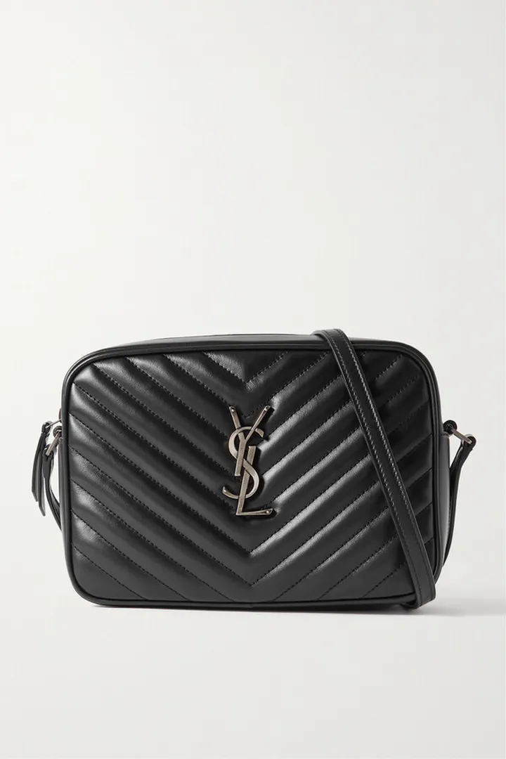 SAINT LAURENT - Lou Camera Quilted Leather Shoulder Bag - Black