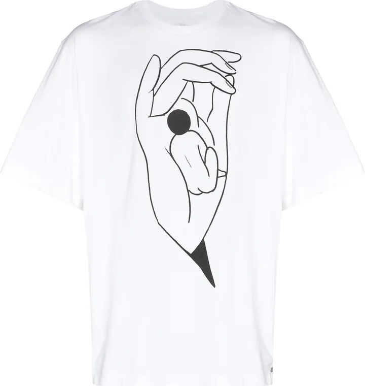 graphic-print cotton T-shirt