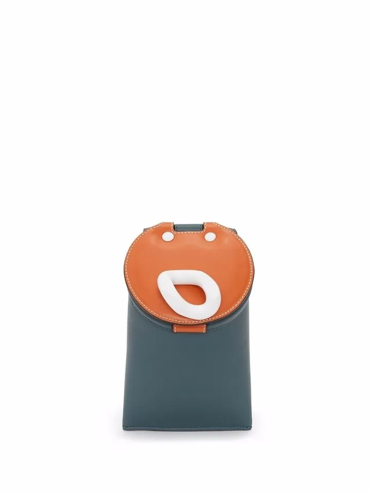 Lid two-tone mini bag