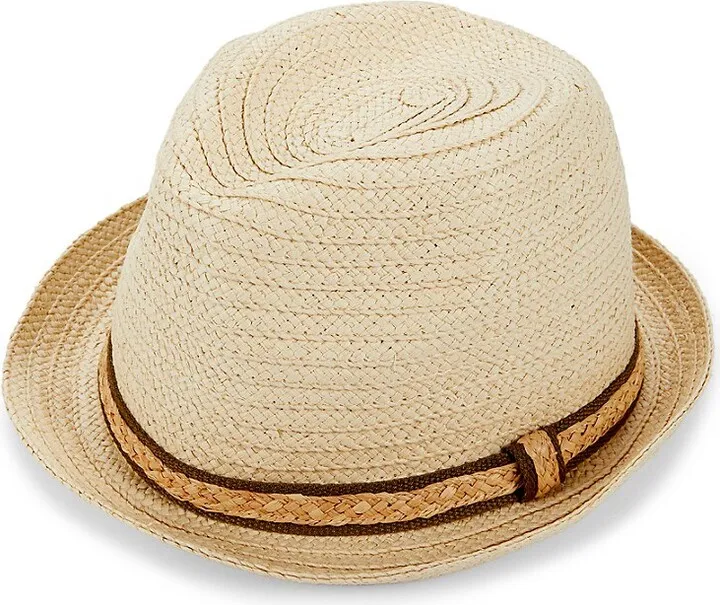 Rope Band Woven Fedora