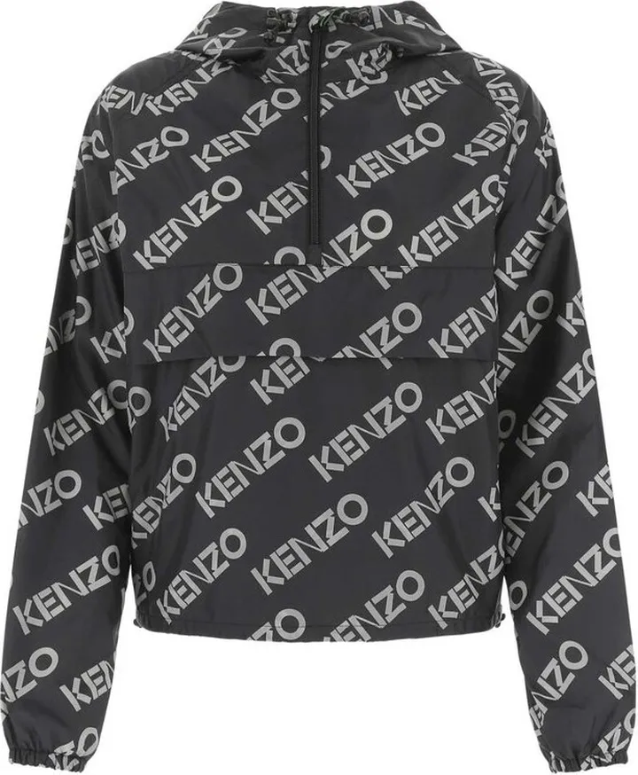 Kenzo Logo-Printed Long-Sleeved Jacket