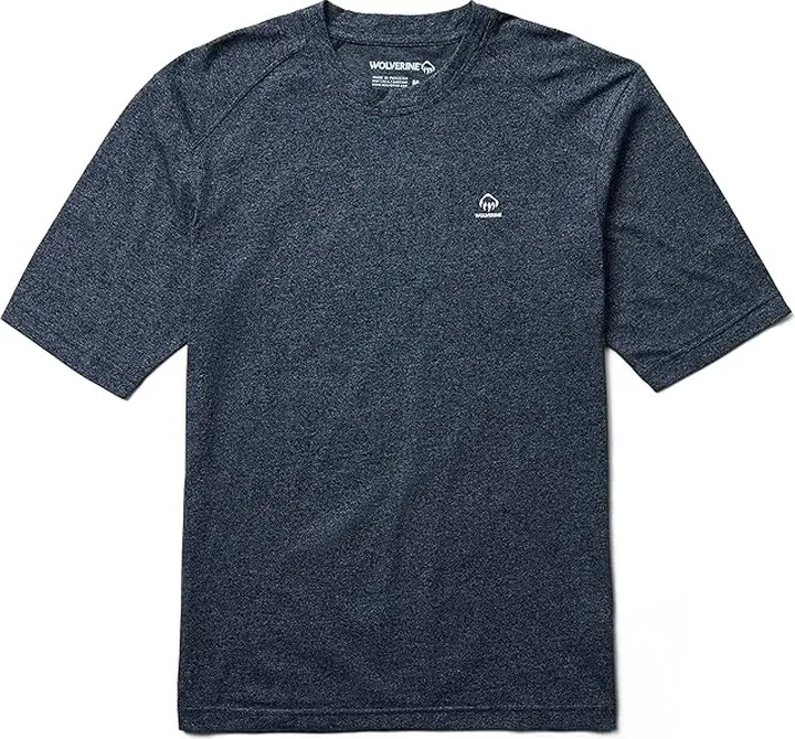 Wolverine Edge Short Sleeve Tee Shirt (Navy Weather) Men's Clothing