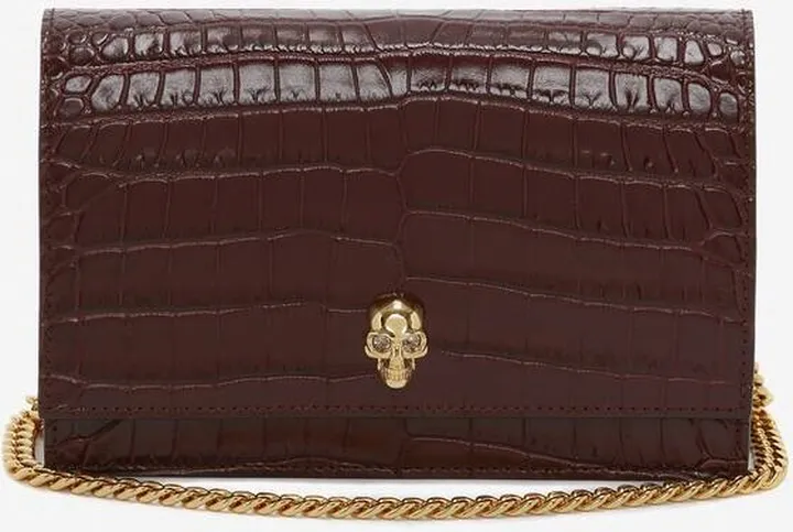 Women's Small Skull Bag In Red