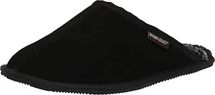 MUK LUKS Men's Dave Printed Berber Suede Scuff Slipper